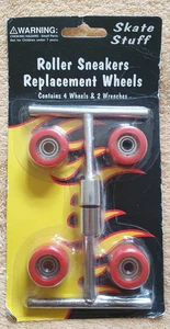 VINTAGE SKATE STUFF ROLLER SNEAKERS REPLACEMENT WHEELS , ROLLER SKATES - Picture 1 of 2