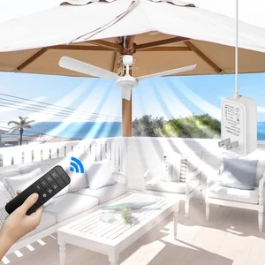 Ventilador de techo exterior de 28 pulgadas para gazebos, espacios interiores/exteriores, casas rodantes, camping... - Imagen 1 de 6