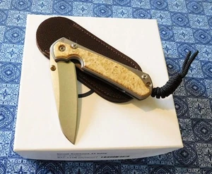 CHRIS REEVE S31-1126 Box Elder Sm Sebenza 31 Magnacut Insingo Blade Knife/Knives - Picture 1 of 4