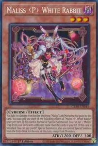 Yugioh Maliss P White Rabbit - CRBR-EN015 - Collector's Rare 1st Edition - Bild 1 von 1