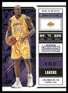 Panini Contenders Draft Picks 2018 #48b Shaquille O'Neal Bold V en la parte posterior - Imagen 1 de 2