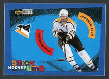 1997-98 COLLECTOR'S CHOICE STICK-UMS #15 JAROMIR JAGR PITTSBURGH PENGUINS ! H37B