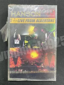 HANSON LIVE FROM ALBERTANE TAIWAN 12 TRACKS CASSETTE TAPE NEW SEALED - Picture 1 of 6