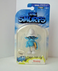 I Puffi Brainy Figure Movie Grab Ems Pack Figurine 2011 - Foto 1 di 6