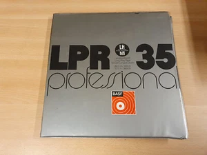 10" (26,50 CM) METAL REEL TAPE BASF LPR 35 IN ORIGINAL BOX #612 - Imagen 1 de 3