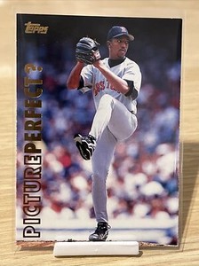 Pedro Martinez 1998 Topps Insert Picture Perfect? #P3 - Boston Red Sox