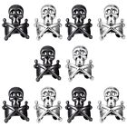 10 Pcs Earring Cuffs And Wraps For Ears Skull Clip Earrings Fashion
