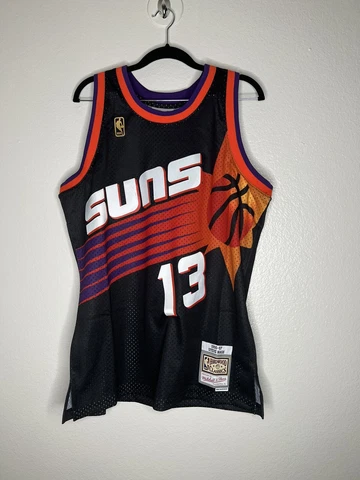 Steve Nash #13 Phoenix Suns 1996-97 Mitchell & Ness Swingman Jersey Size Large L Cover