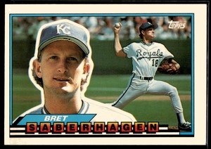 1989 Topps Big #6 Bret Saberhagen Very Good