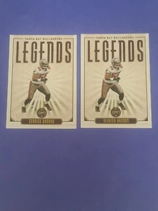 2020 Legacy Football (2) Legends #127 Derrick Brooks - Tampa Bay Bucs - Picture 1 of 6