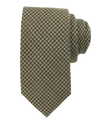 Nueva corbata para el cuello Bloomingdale's de mezcla de seda tostada para hombre Foto 1 de 2