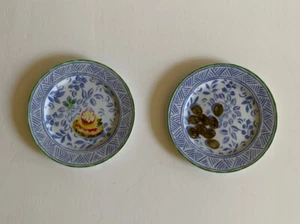 Set of 4 Isabella de Borchgrave Canape Plates 6” - Picture 1 of 7