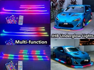 2PCS 4FT+2PCS 6.5FT Dream Chasing Flowing Truck Underglow LED Strips Lights KIT - Picture 1 of 12