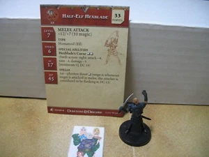 =Dungeons and Dragons D&D ABERRATIONS Half-Elf Hexblade 33/60 con tarjeta= - Imagen 1 de 1