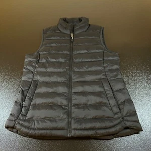32 Degrees Heat Puffer Vest Lightweight Sleeveless Full Zip Black Adult Small - Picture 1 of 8