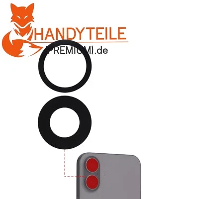 HANDY TEILE PREMIUM Original Kamera Glas IPhone 16 / 16 Plus Linse Ersatz Mit Kleber Glas 2 ST