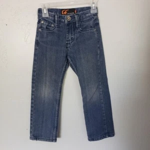 Gut Feeling Jeans Little Boys 5 Medium Wash Denim Embroidered Pockets Soft - Picture 1 of 5