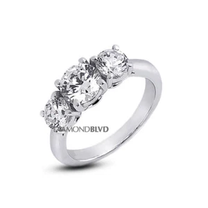 0,6 kt AGI natürlicher Diamant E/VS2 Rundschliff Platin breiter Band Pinky Herrenring - Bild 1 von 7