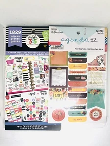 The HAPPY PLANNER BASICS Aufkleber & The Paper Studio Floral tägliche Aufgaben - Bild 1 von 10