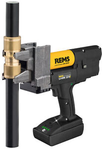 Coffret pince à glissement REMS Ax-Press 30 22 V sur accu Ø12-32 mm - Rems.