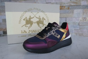La Martina, Scarpe da Uomo, Sneakers, Blu/Rosso/Bianco - Mimmo Salerno