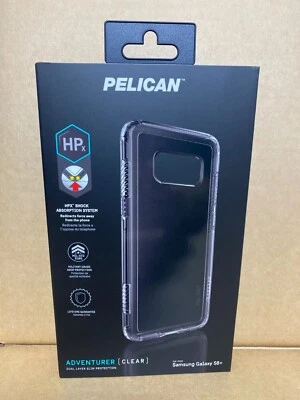 Samsung Galaxy S8+ Plus Case Pelican Adventurer slim Non Slip Grip Clear - Image 1 of 2