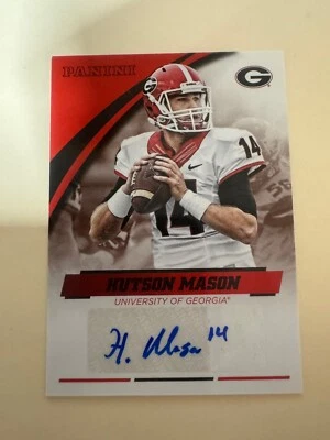 2015 Panini Collegiate Georgia Autograph #HM-GA Hutson Mason - Image 1 of 2