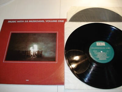 JAZZ COMPILATION "Music With 58 Musicians" Volume 1 ~ 2x LP Vinyl ECM Jazz  - Image 1 of 4