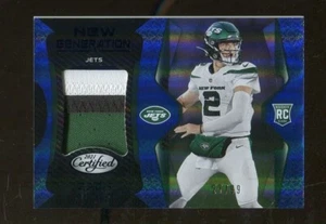 Zach Wilson 2021 Leaf Certified 3 Color Patch New Gen. 27/99 RC Jets 76138 - Picture 1 of 2