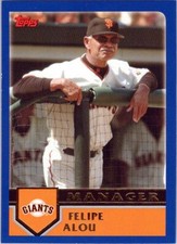 2003 Topps Traded #T117 Felipe Alou MG San Francisco Giants