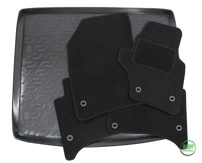 Combo Set Car Mats + Boot Liner For VW Touareg 2002-2010 - Image 1 of 4