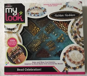 Conjunto para hacer joyas de celebración de cuentas de diosa dorada My Look nuevo - Imagen 1 de 2