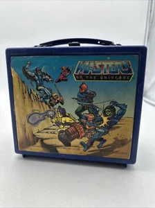 Vintage 1983 Masters of The Universe Aladdin He-man Plastic Lunch - Picture 1 of 2