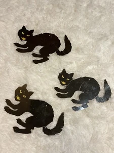 VTG CLASSROOM POSTER DECOR SET OF 3 Medium Sized Cats Laminated Decorations - Picture 1 of 2