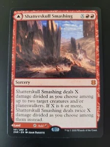 Shatterskull Smashing 161 Magic The Gathering Zendikar Rising (ZNR) Mythic casi nuevo - Imagen 1 de 2
