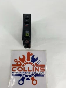 Square D QOB120VH Bolt-On 1-Pole 20A 120/240VAC 22kA Circuit Breaker - Picture 1 of 5
