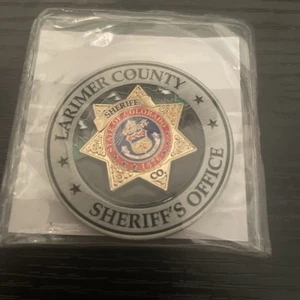 Larimer County Sheriff Office Challenge Coin - Picture 1 of 2