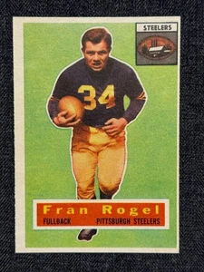 1956 Topps Football Karte #15 Fran Rogel Pittsburgh Steelers EXMT SCHARF - Bild 1 von 2