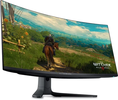 Alienware 34" AW3423DWF QD-OLED 165Hz Curved Gaming Monitor - Image 1 of 4