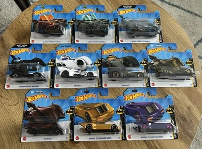 Mattel Hot Wheels 2023 Mainline Batman Complete Set - Image 1 of 4