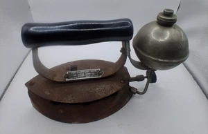 Antiguo The Diamond Iron The Akron Lamp Co. Hecho en EE. UU. Con Papeleo/Herramientas - Imagen 1 de 10