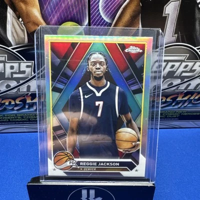 2023-24 Topps Chrome - Reggie Jackson #168 Refractor - Image 1 of 2