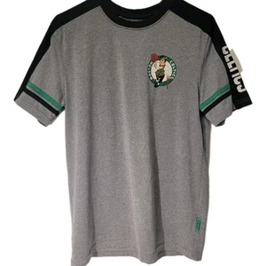 Camiseta pequeña gris 100 % poliéster de los Boston Celtics para hombre de los playoffs de baloncesto de la NBA  - Imagen 1 de 7