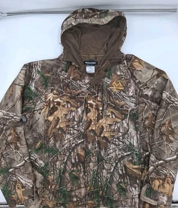 Realtree Camo Hunting Jacket Mens Medium XTRA Woodland Camo Scent Control Hooded - Picture 1 of 9