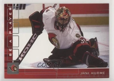 2001-02 ITG Be A Player Memorabilia Ruby /200 Jani Hurme #144 - Image 1 of 2