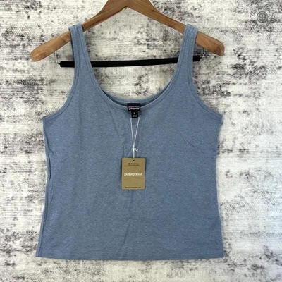 Nuevo con etiquetas Patagonia Trail Harbor Tank Gris Pluma Claro Para Mujer Mediano - Precio de venta sugerido por el fabricante $39 52881 Foto 1 de 4