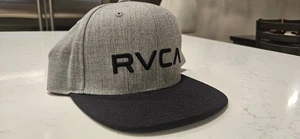 Gorra RCVA Snapback para niños/niños nueva sin etiquetas gris/negro - Imagen 1 de 9
