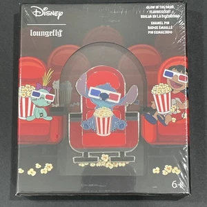 Disney Loungefly Lilo And Stitch Pin Glows In Dark Limited Edition Neu Sealed - Bild 1 von 7