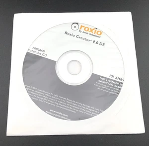 Roxio Creator 9.0 & DE CD/DVD Burning Recording Installation Software NEW SEALED - Picture 1 of 1