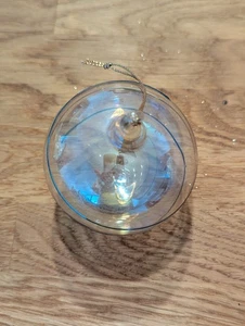Weihnachtskugel, Glas, transparent, sehr guter Zustand! - Bild 1 von 2